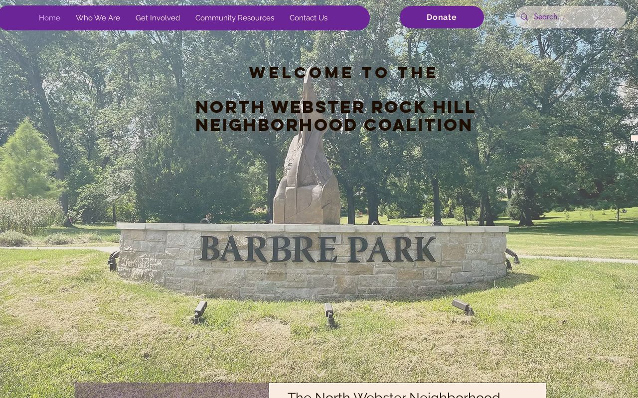 Webster Groves neighbors source, North Webster Rock Hill Neighborhood Coalition